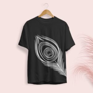 Printed T shirt Feather